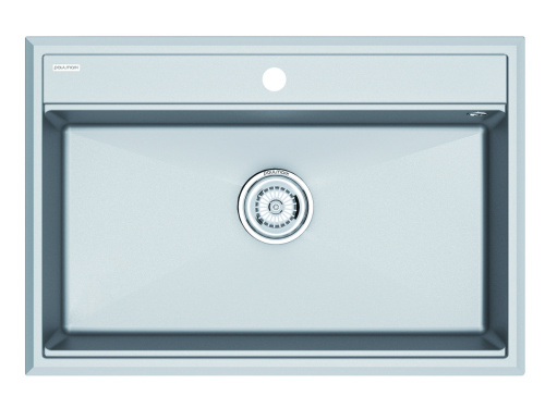 Кухонная мойка Paulmark STEPIA 80 PM117551-GRM 75х50 цвет серый